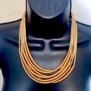 Gold-tone Spring Necklace